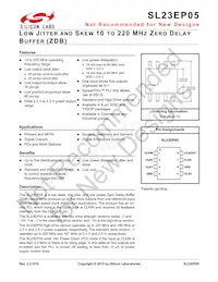 SL23EP05BSI-1HT Datasheet Cover