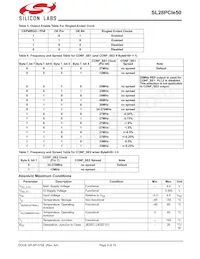 SL28PCIE50ALIT Datasheet Page 9