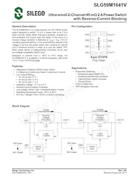 SLG59M1641V Datasheet Copertura