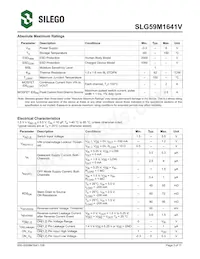 SLG59M1641V Datasheet Pagina 3