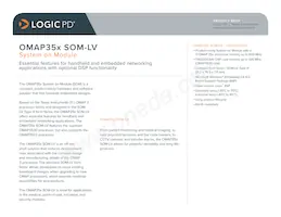 SOMOMAP3530-11-1782JFIR Datasheet Copertura