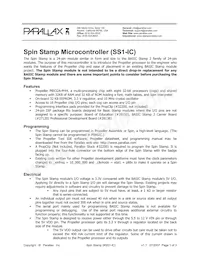 SS1-IC Datasheet Cover