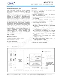 ST16C2550IJ44TR-F Datenblatt Cover