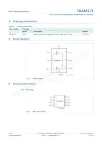 TDA8579T/N1 Datasheet Page 2