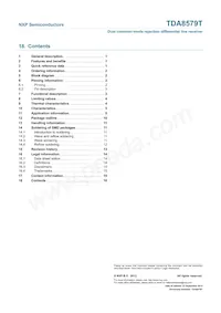 TDA8579T/N1 Datasheet Pagina 16