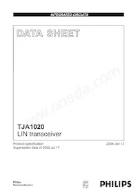 TJA1020T/VM Datenblatt Cover