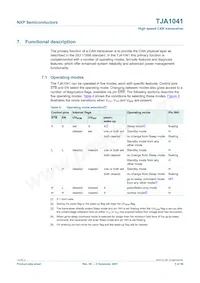 TJA1041T/VM Datasheet Page 5