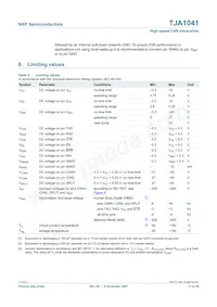 TJA1041T/VM Datasheet Page 11