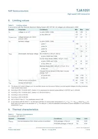 TJA1051T/3 Datasheet Page 7