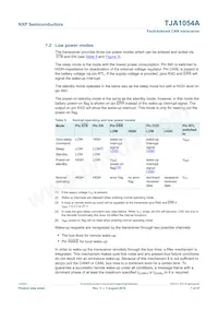 TJA1054AT/VM Datasheet Page 7