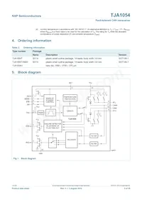 TJA1054T/N1M Datasheet Page 3