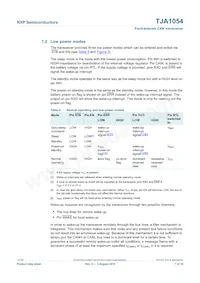 TJA1054T/N1M Datasheet Page 7