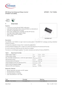 TLE7240SL Datasheet Page 3