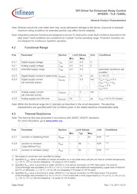 TLE7240SL數據表 頁面 10