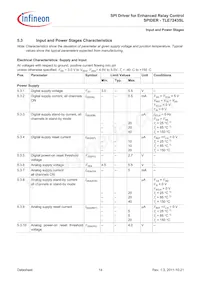 TLE7243SLXUMA2 Datasheet Page 14