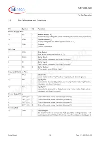 TLE75004ELDXUMA1 Datasheet Page 12