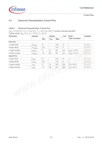 TLE75004ELDXUMA1 Datasheet Page 20