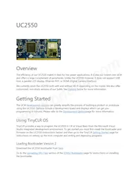 UC2550-13NNN Datasheet Cover