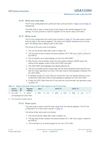 UDA1338H/N1 Datasheet Pagina 22