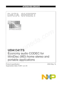 UDA1341TS/N1數據表 封面