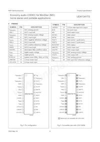 UDA1341TS/N1 Datasheet Page 6