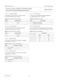 UDA1341TS/N1 Datasheet Page 16