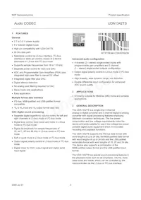UDA1342TS/N1 Datasheet Page 3