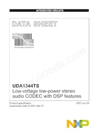 UDA1344TS/N2數據表 封面