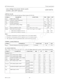 UDA1344TS/N2數據表 頁面 16