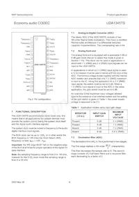 UDA1345TS/N2 Datasheet Page 8
