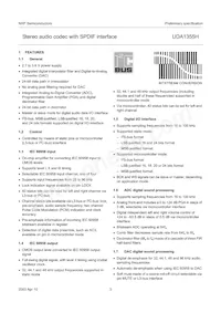 UDA1355H/N2 Datenblatt Seite 3