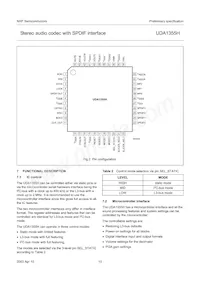 UDA1355H/N2 Datasheet Page 10