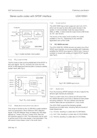 UDA1355H/N2 Datasheet Page 12