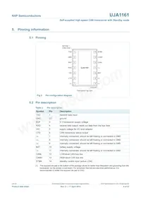 UJA1161T Datasheet Page 4