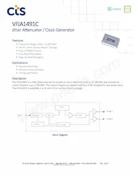 VFJA1491C-100.000M-10.000M Datenblatt Cover