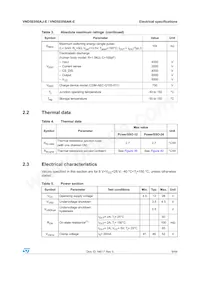 VND5E050AKTR-E Datasheet Page 9