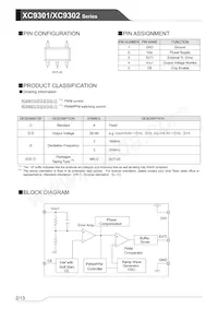 XC9302A603MR-G Datasheet Page 2