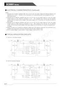 XC9501B095AR-G Datasheet Page 8