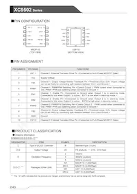 XC9502B095AR-G Datenblatt Seite 2