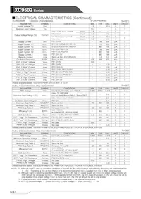 XC9502B095AR-G Datasheet Page 6