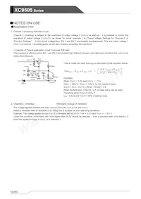 XC9505B095AR-G Datasheet Page 10