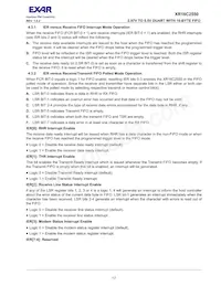 XR16C2550IJTR-F Datasheet Page 17