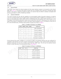 XR16M554IL48TR-F Datasheet Pagina 11