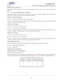 XR16M554IL48TR-F Datasheet Page 23