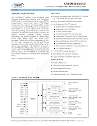 XR16M564IV80TR-F Datenblatt Cover