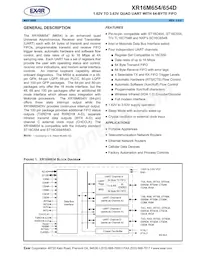 XR16M654IV80TR-F Datasheet Cover