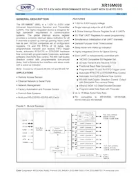 XR16M698IQ100-F Datasheet Cover