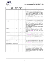 XR16M752IL32TR-F Datasheet Page 5