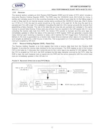 XR16M752IL32TR-F Datasheet Page 17
