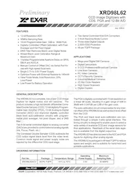XRD98L62ACV-F Datasheet Cover